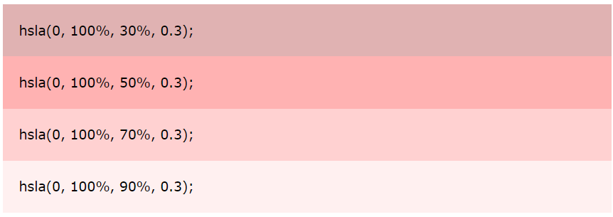 Example HSLA color red