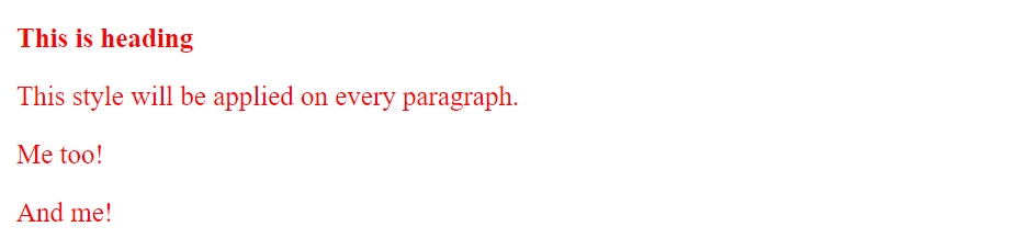 Universal Selector Example