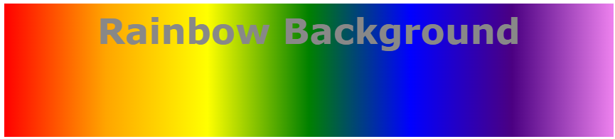 Example linear gradient using multiple color stops with text