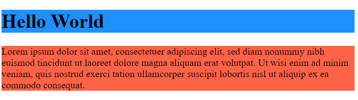 Background Color example