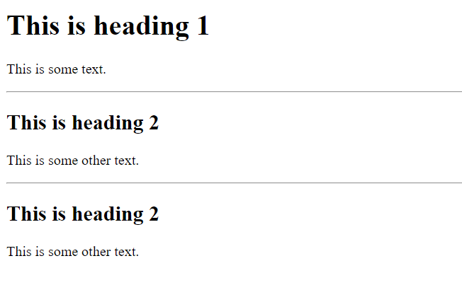 Paragraph horizontal rules