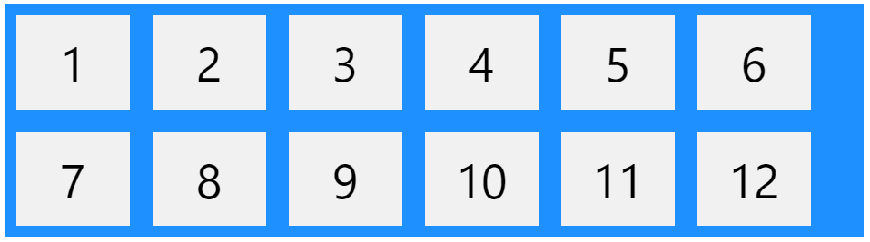 Example Flexbox container: flex-wrap